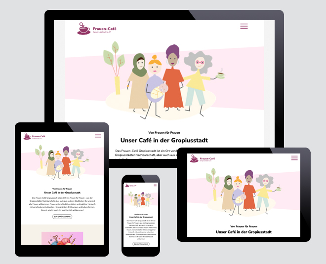 Website Frauen-Café Gropiusstadt