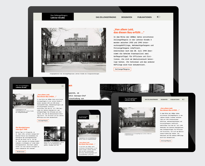 Website Zellengefängnis Lehrter Straße